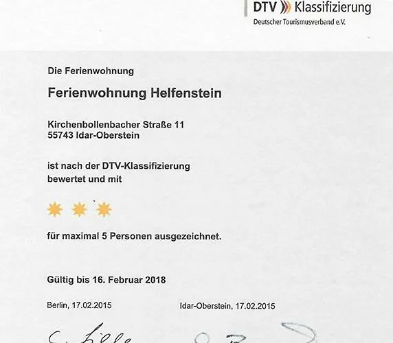 Helfenstein Apartment Idar-Oberstein